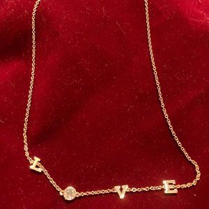 Pura Vida Rose Gold Love Necklace NWOT